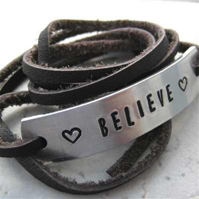 Paparazzi Love-Life Leather Bracelet